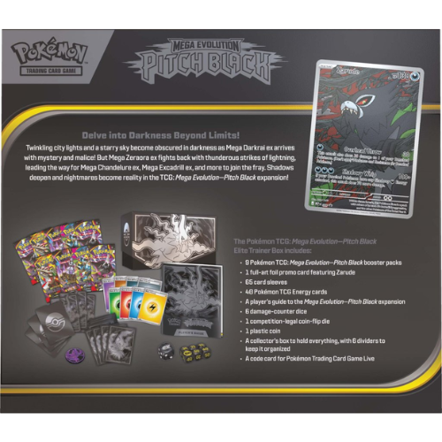 Pokémon TCG: Mega Evolution— Pitch Black Elite Trainer Box
