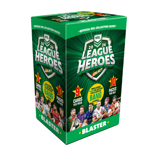 NRL League Heroes Blaster Box 2026