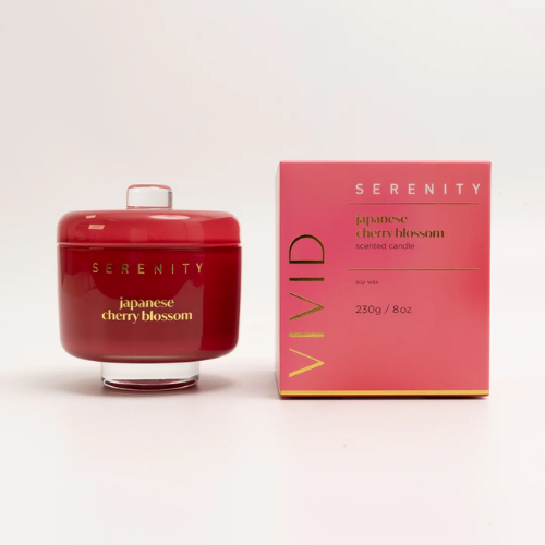 Serenity Vivid Japanese Cherry Blossom 230gm Candle
