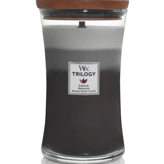 WoodWick Warm Woods Trilogy Large Candle