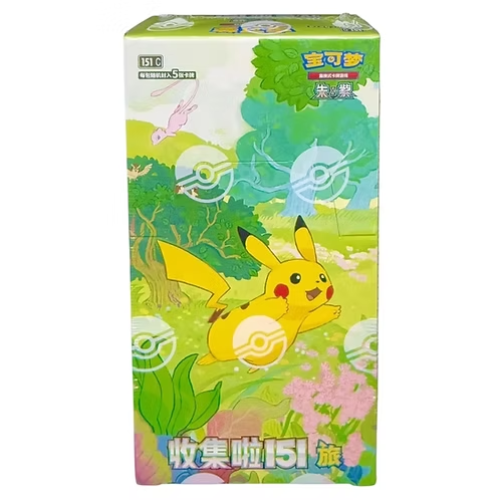 Pokemon – Collect 151  JOURNEY 151C – Simplified Chinese Slim Booster Box