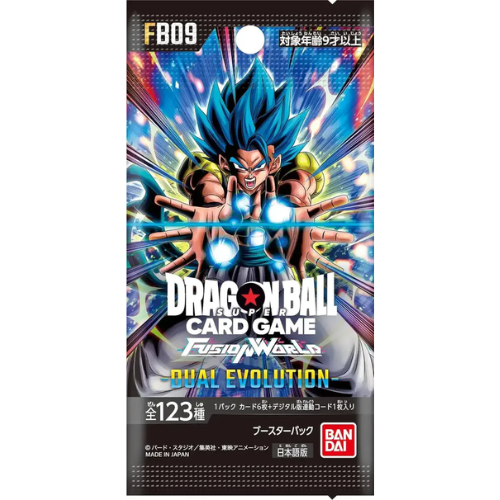 Dragon Ball Super Card Game Fusion World Booster Box Dual Evolution FB09 Japanese
