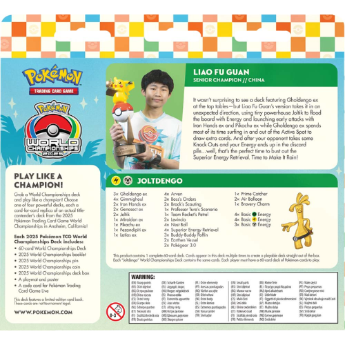Pokémon TCG World Championships Deck 2025 Random