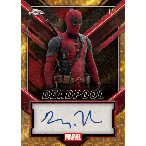Topps Chrome Marvel Deadpool 2025 Value Box