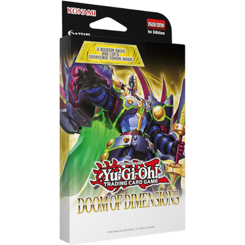 YuGiOh Doom Of Dimensions 3-Booster Tuck Box