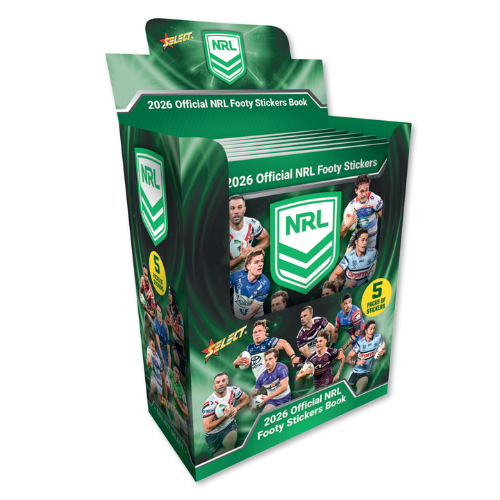 NRL Stickers Book + 5 Packs 2026