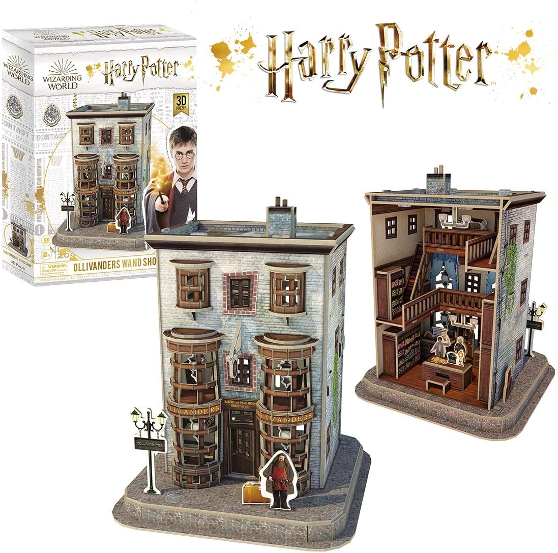 Harry Potter Ollivanders Wand Shop 3D Puzzle, 66 Pieces