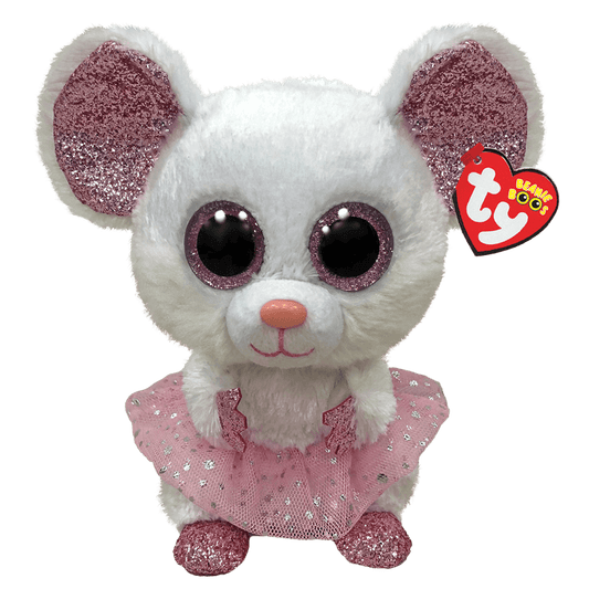 NINA WHITE BALLERINA MOUSE MEDIUM