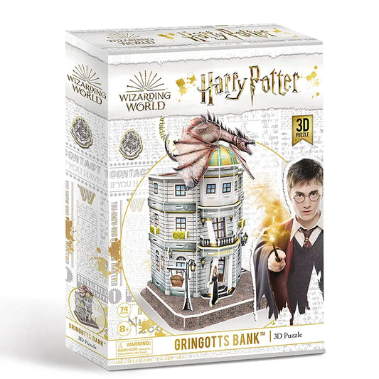 Harry Potter Gringotts Bank 3D Puzzle , 74 Pieces