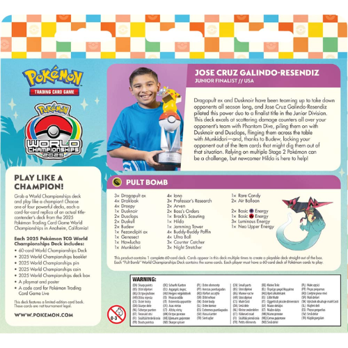 Pokémon TCG World Championships Deck 2025 Random