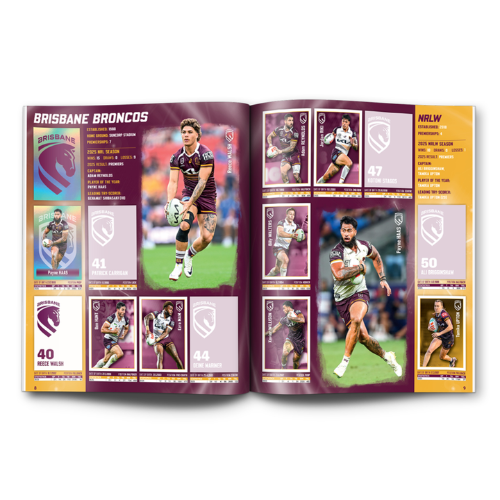 NRL Stickers Book + 5 Packs 2026
