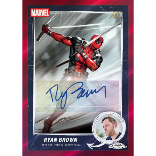 Topps Chrome Marvel Deadpool 2025 Value Box