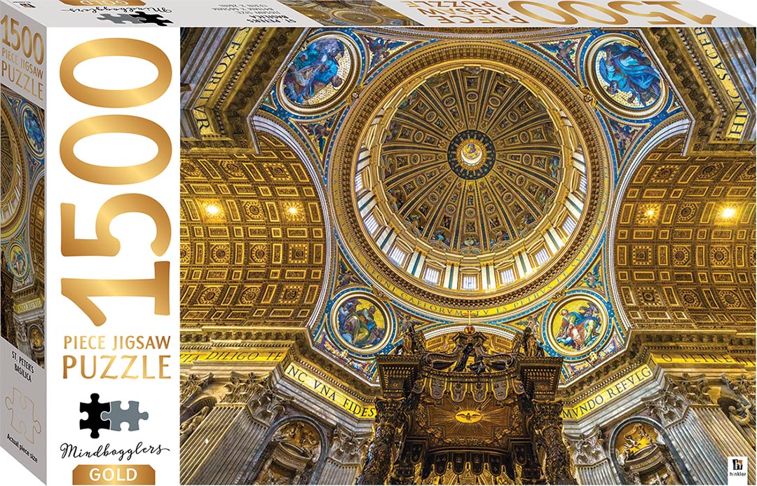 Mindbogglers Gold: St. Peter's Basilica Puzzle of 1500 pieces