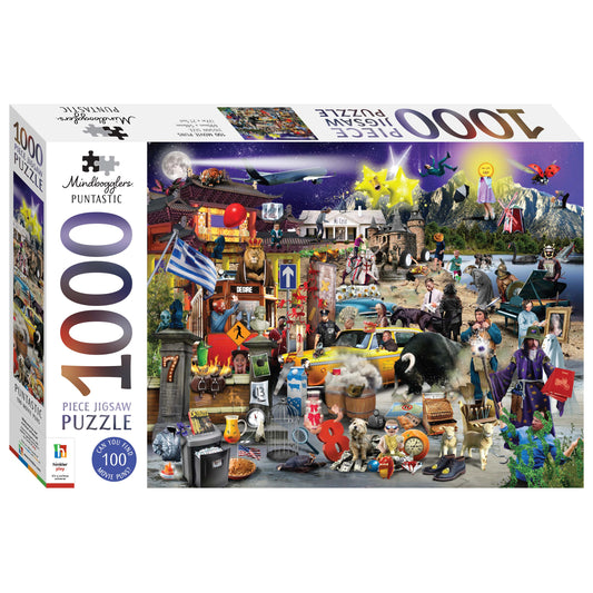 Mindbogglers Puntastic 100 Movie Puns Puzzle of 1000 pieces