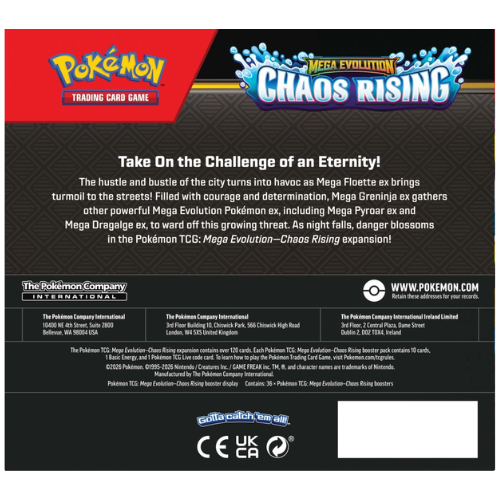 Pokémon TCG: Mega Evolution Chaos Rising Booster Box