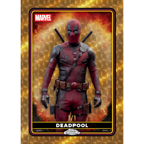 Topps Chrome Marvel Deadpool 2025 Value Box