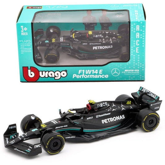 Bburago Formula Racing 2023 MERCEDES-AMG W14 #44 HAMILTON 1:43 Scale Diecast Vehicle