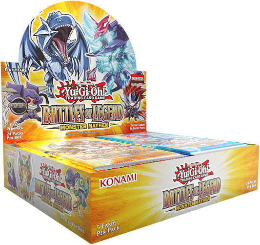 YuGiOh Battles of Legend - Monster Mayhem 5 x Card Booster Box