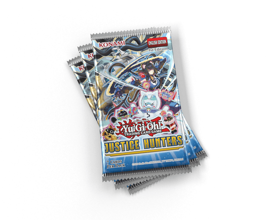 YuGiOh Justice Hunters - 7 x Card 3 Pack Tuckbox