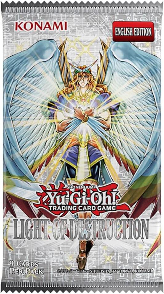 YU-GI-OH! TCG Light of Destruction Unlimited Reprint - 9 x Card Booster