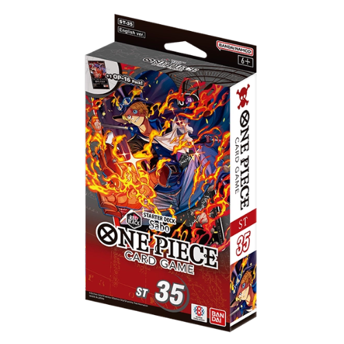 One Piece Card Game: Starter Deck  – RED/BLACK Sabo- [ST-35]