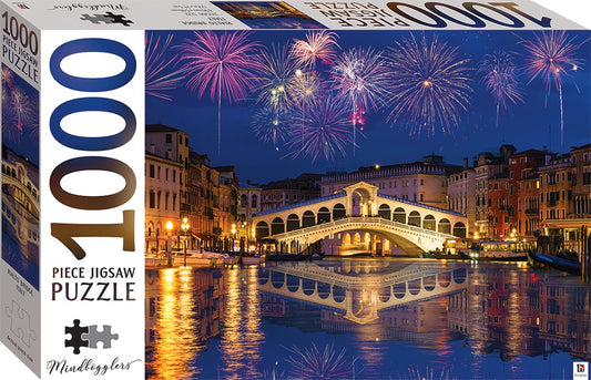 Mindbogglers Series 14: Rialto Bridge, Venice, Italy Puzzle of 1000 Pieces