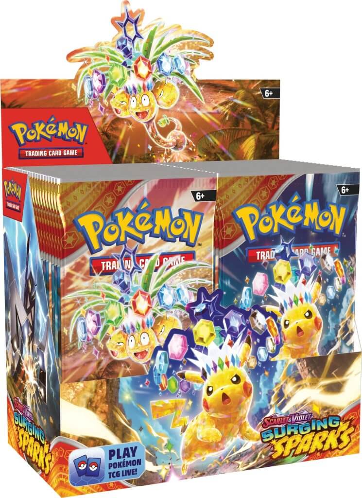 POKÉMON TCG Scarlet & Violet 8 Surging Sparks Booster Display