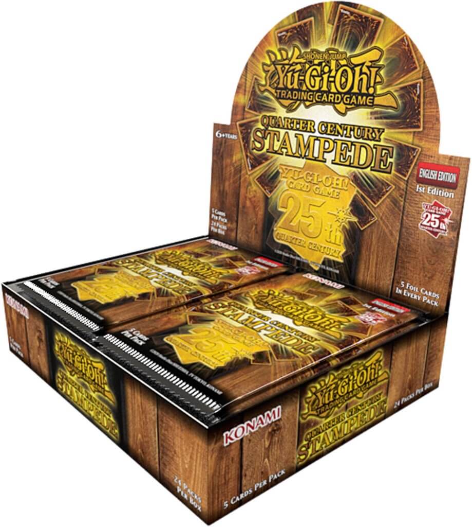 YU-GI-OH! TCG Quarter Century Stampede Collection 5 x card Booster