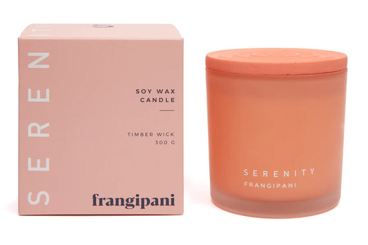 FRANGIPANI COLOUR FROST 300G CANDLE