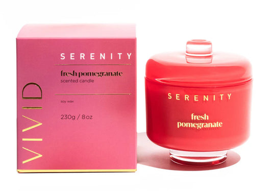 Serenity Fresh Promengranate 230gm Candle