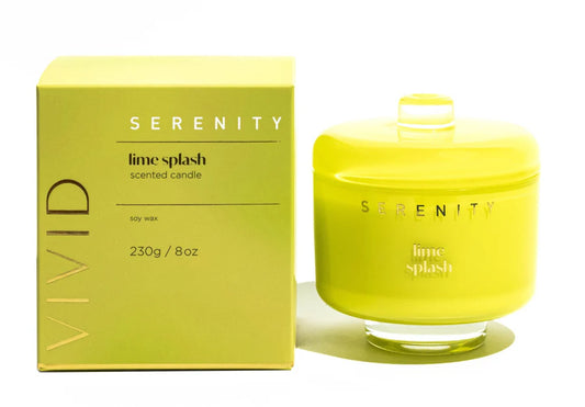 Serenity Lime Splash 230gm Candle