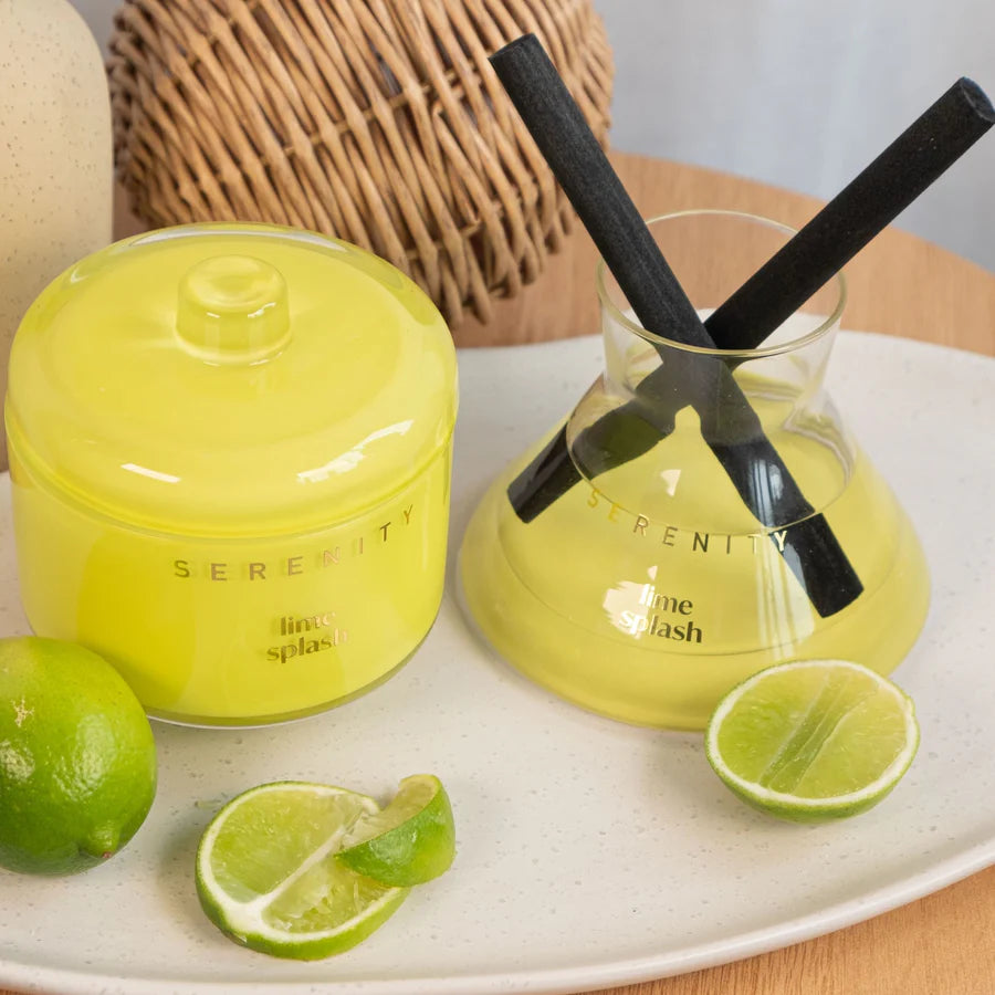 Serenity Lime Splash 230gm Candle