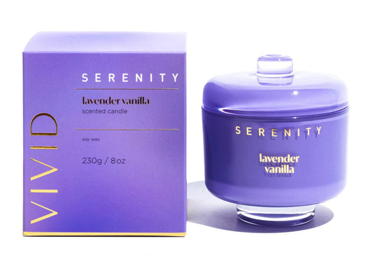 Serenity Lavender Vanilla 230gm Candle