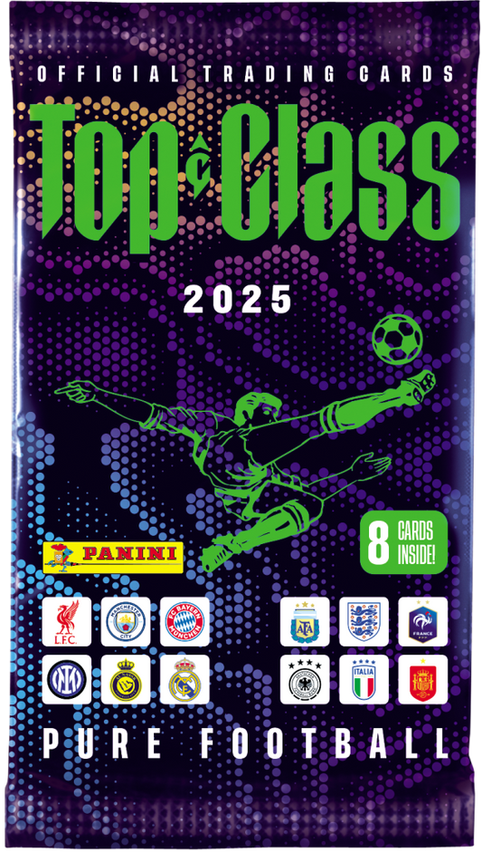 PANINI Top Class Soccer 2025 Trading Cards - Booster