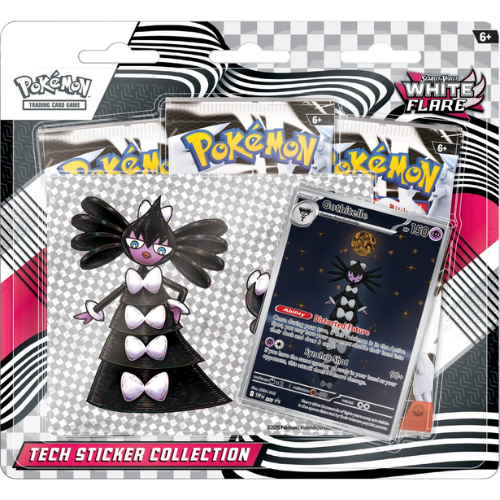 Pokemon TCG Scarlet & Violet 10.5 White Flare Tech Sticker Blister Collection