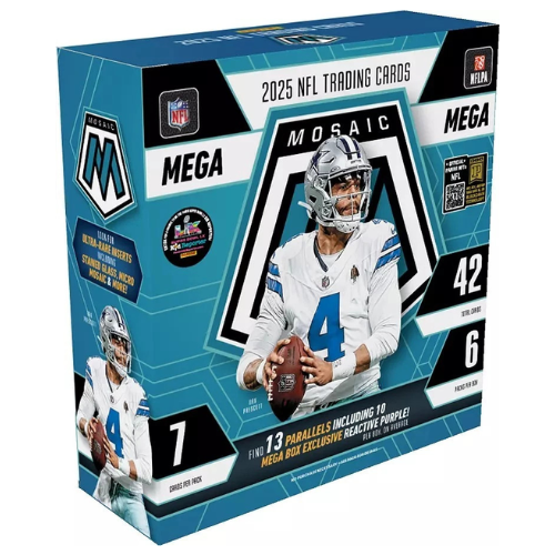Panini Mosaic NFL Football 2025 Mega Box