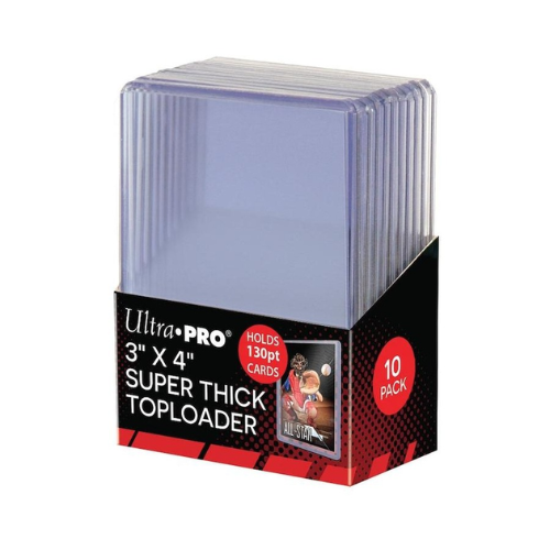 ULTRA PRO Top Loader - 3 x 4 130pt (10 pk)