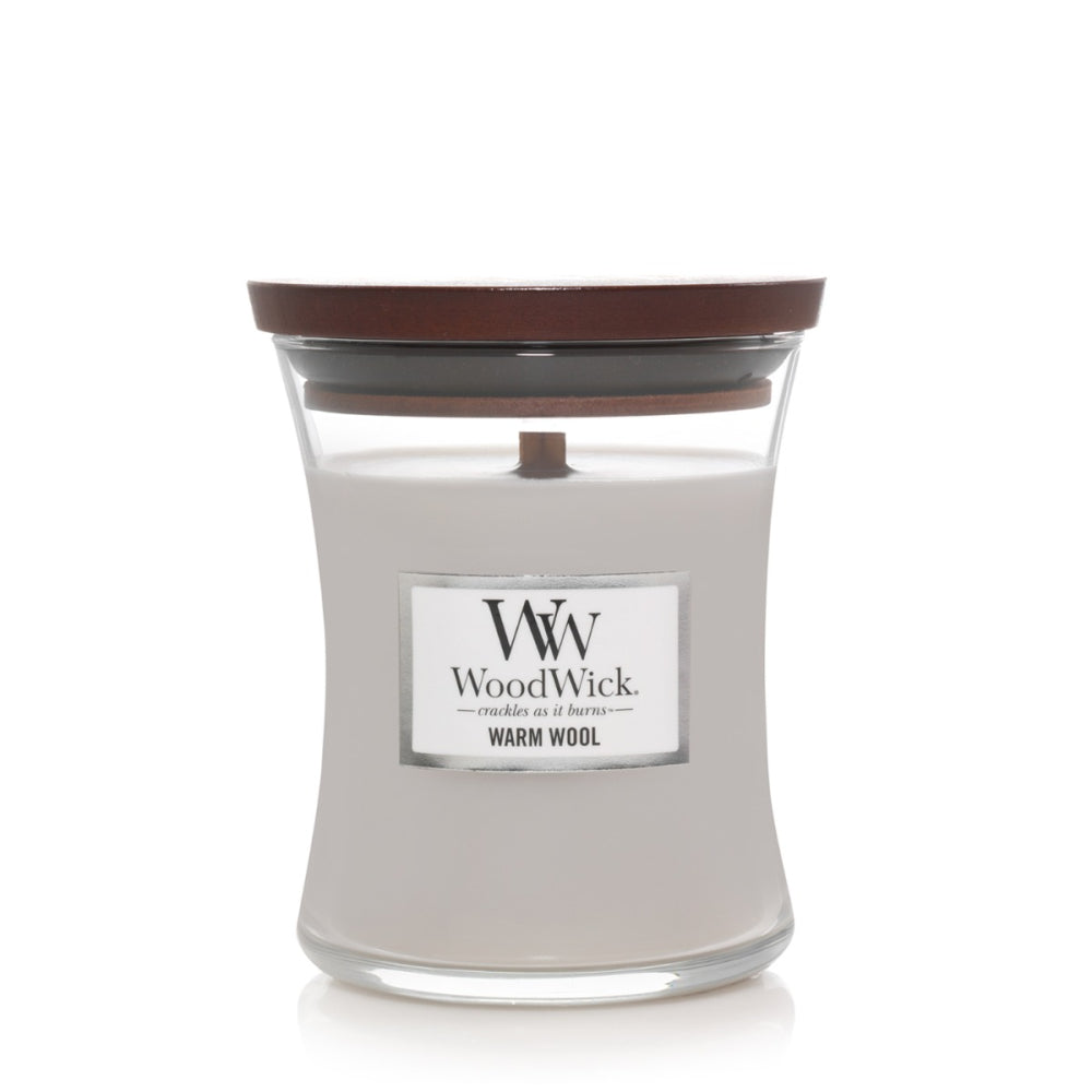 WoodWick Warm Wool Medium Candle