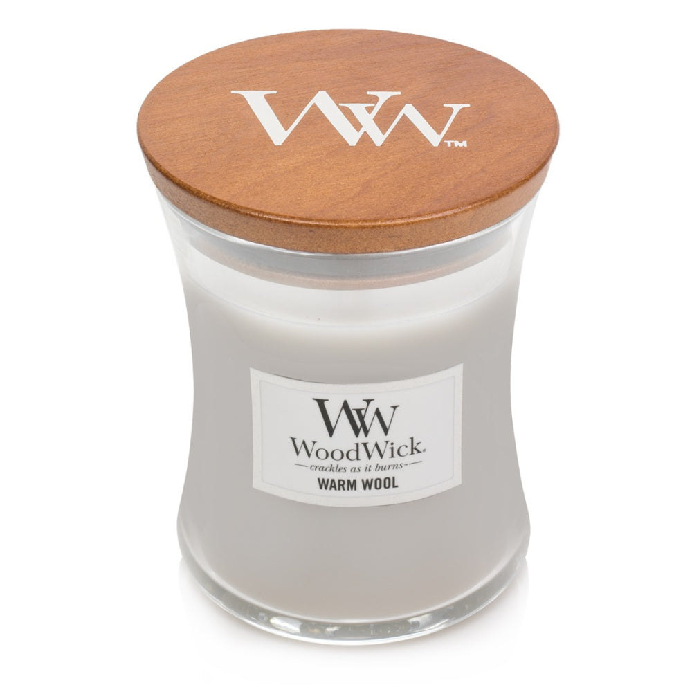 WoodWick Warm Wool Medium Candle