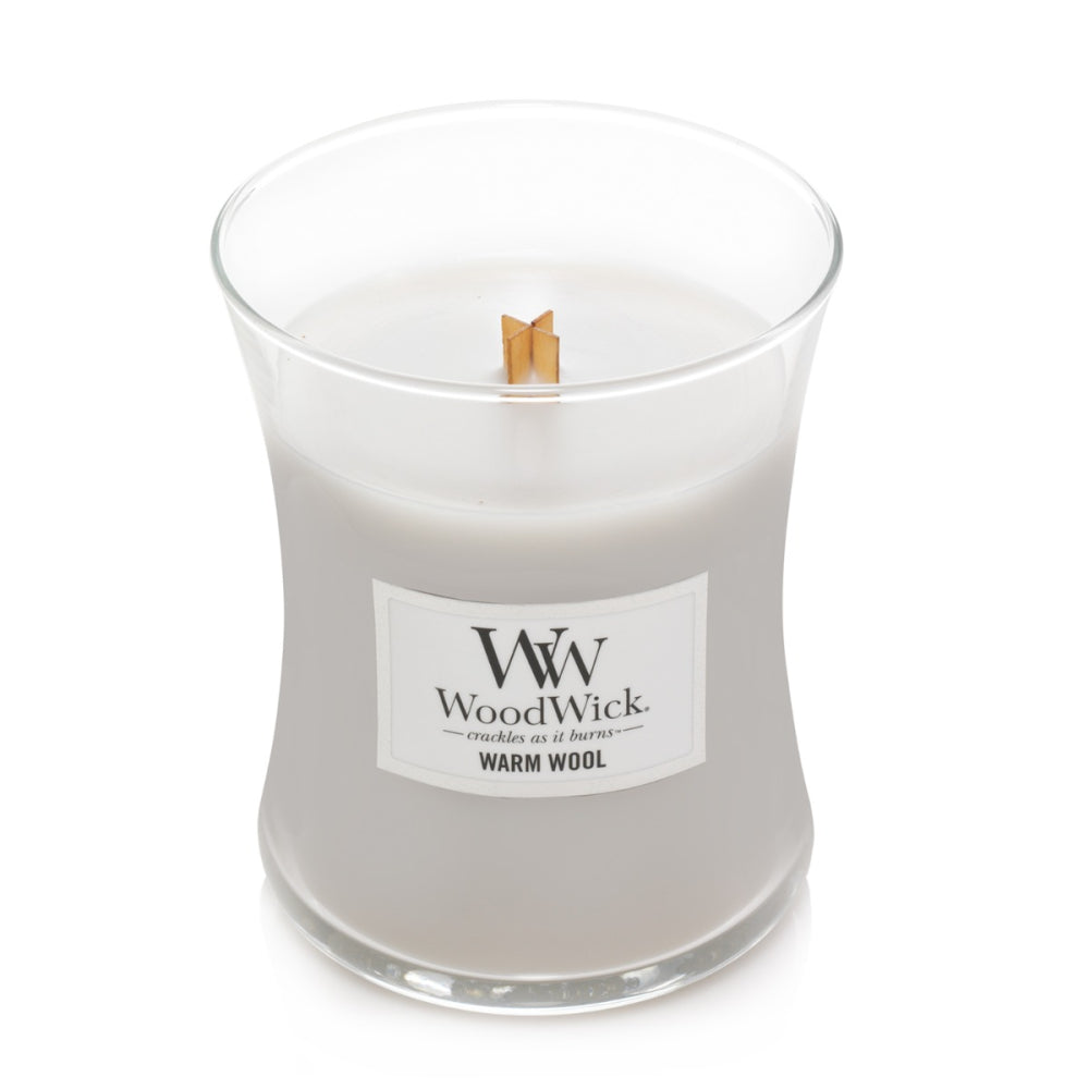 WoodWick Warm Wool Medium Candle