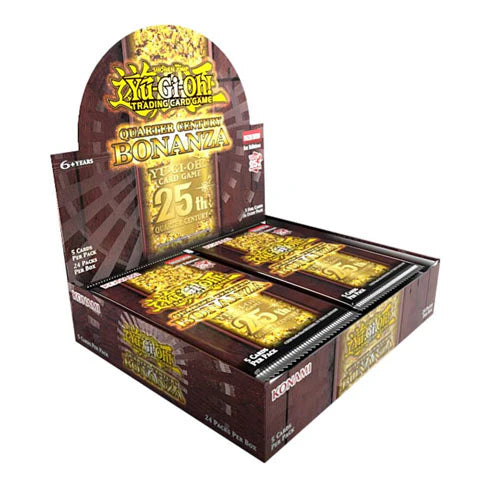 YU-GI-OH! TCG Quarter Century Bonanza Collection 5 x card Booster Display