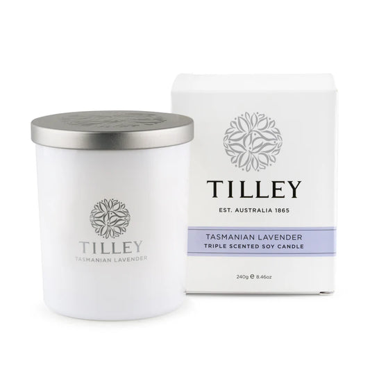 Tasmanian lavender Candle 240gm tilley