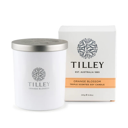 Orange blossom candle 240gm tilley