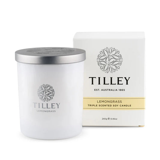 Lemongrass candle 240gm tilley