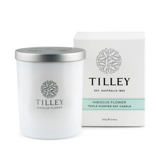 HIBISCUS FLOWER SOY CANDLE 240G / 45 HOUR