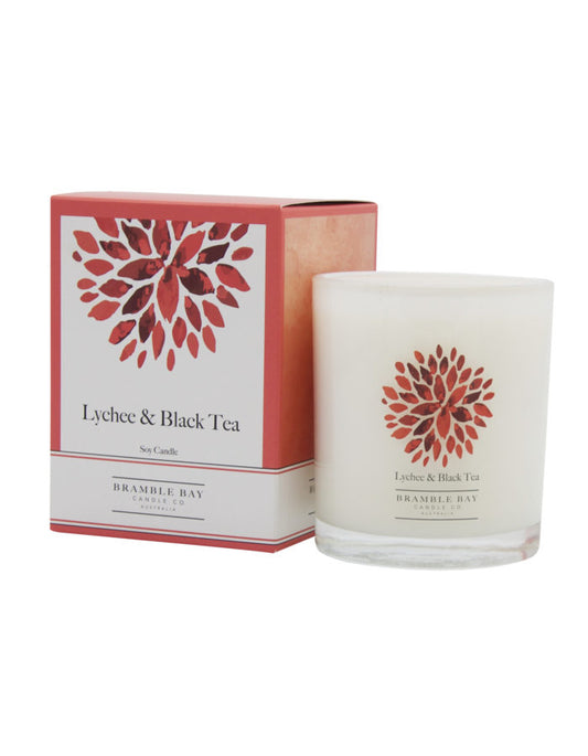 Lychee & Black Tea Soy Candle 330g