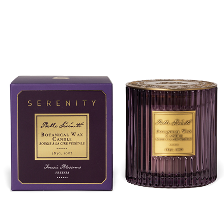 Belle Sérénité 283g Botanical Wax Candle - Freesia Blossoms