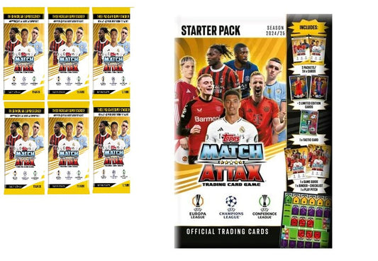 Match Attax UEFA Champions League 2024/2025 Edition Trading Card Bundle