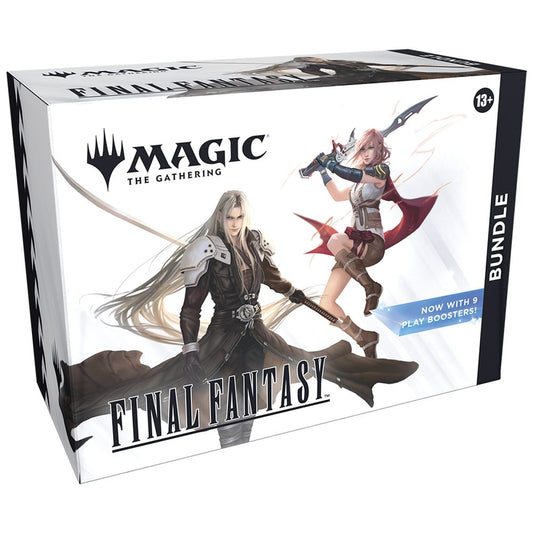 Magic: The Gathering Final Fantasy Playset featuring characters from the Final Fantasy series.