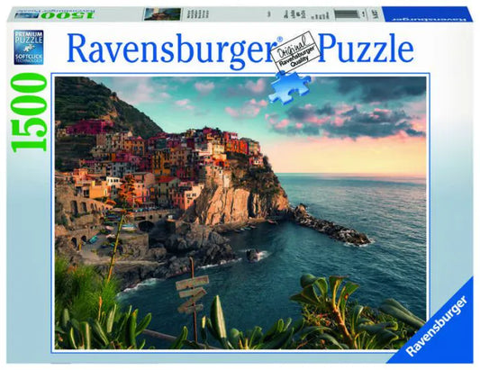 Ravensburger Puzzle - Cinque Terre Viewpoint - Puzzle of 1500 pieces